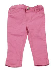 Růžové skinny rifle 