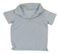 Světlemodré polo tričko H&M