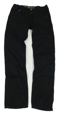 Černé slim fit rifle H&M