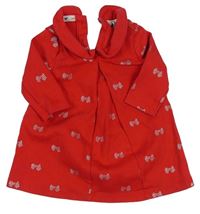 Červené teplákové šaty s mašlemi Jasper Conran