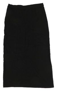 Černá žebrovaná sukně zn. H&M