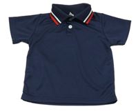 Tmavomodré polo tričko 