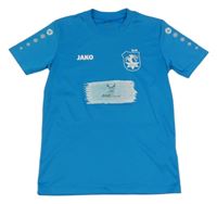 Modré sportovní tričko s potiskem JAKO