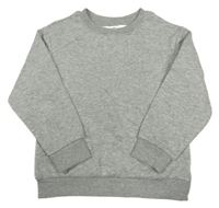 Světlešedá melírovaná mikina H&M