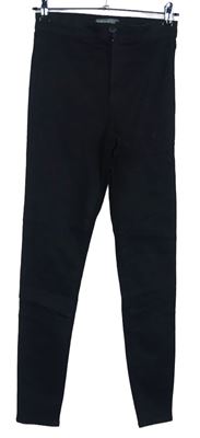 Dámské černé skinny rifle Denim