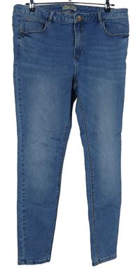 Dámské modré skinny rifle Denim 