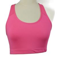 Dámský neonově růžový sportovní crop top Souluxe 