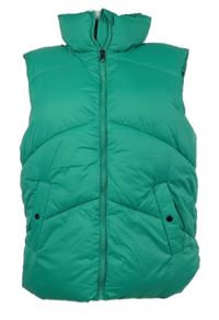 Dámská zelená šusťáková zateplená vesta Vero Moda 
