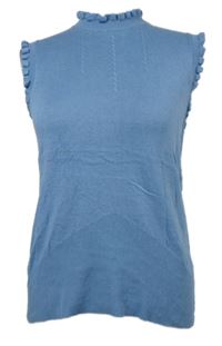 Dámská světlemodrá svetrová vesta Oasis 