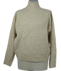 Dámský béžový svetr se stojáčkem Ever.me 