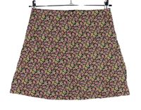 Dámská růžovo-oranžová kytičkovaná sukně MNG 