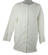 Dámská bílá mušelínová lehká bunda Promod 