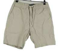 Pánské béžové plátěné kraťasy Denim 