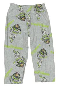 Světlešedé pyžamové kalhoty s Toy Story zn. Primark