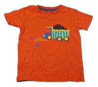Červené tričko s nákladním autem Next
