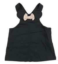 Černé laclové šaty s mašlí H&M