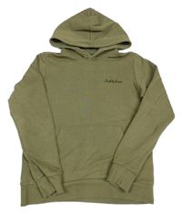 Zelená mikina s nápisem a kapucí Jack & Jones