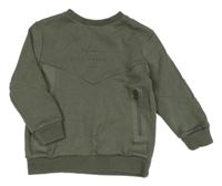 Khaki mikina s nápisem George