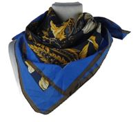 Dámská modrý šátek se vzorem G. Guccini