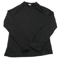 Černé funkční triko Decathlon