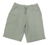 Světlešedé teplákové kraťasy Next