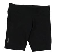 Černé sportovní elastické kraťasy zn. Decathlon