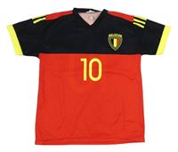 Černo-červené sportovní tričko - Belgie