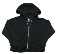 Černá propínací mikina s kapucí F&F