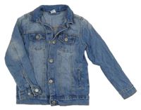 Modrá riflová bunda