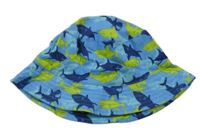 Modrý klobouk se žraloky Dunnes