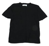 Černé pletené crop tričko Primark