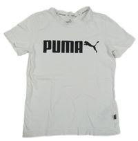 Bílé tričko s logem Puma
