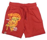 Červené teplákové kraťasy - Lego Ninjago 