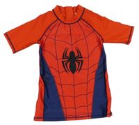 Červeno-tmavomodré UV tričko se Spider-manem zn. Marvel