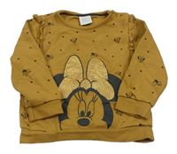 Písková mikina s Minnií a volánky Disney