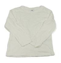 Bílé triko H&M