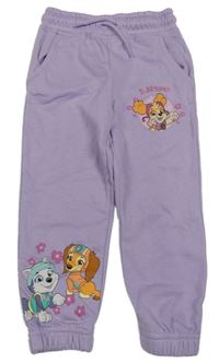 Lila tepláky s pejsky - Tlapková patrola Nickelodeon 