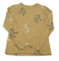 Béžové triko s dinosaury George