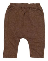 Hnědo-stříbrné pruhované tepláky LC Waikiki