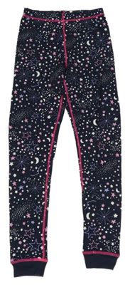 Tmavomodré spodní kalhoty s hvězdičkami M&S