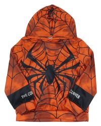 Červeno-černá mikina s kapucí - Spiderman Shein 