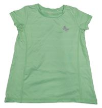 Pistáciové sportovní tričko s motýlem Topolino