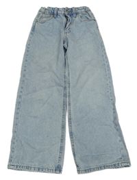 Světlemodré wide leg rifle Zara