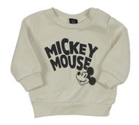 Smetanová mikina s Mickeym Disney