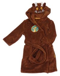Hnědý chlupatý župan s kapucí - Gruffalo M&S