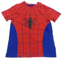 Červeno-safírové tričko s pavoukem - Spider-man zn. H&M