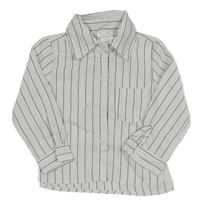 Bílo-černá pruhovaná halenka KOOKJE KIDS