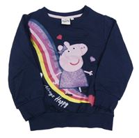 Tmavomodrá mikina s Peppa Pig 