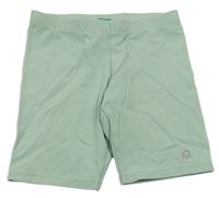 Mentolové legínové kraťasy Benetton