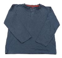 Tmavomodré melírované triko M&S